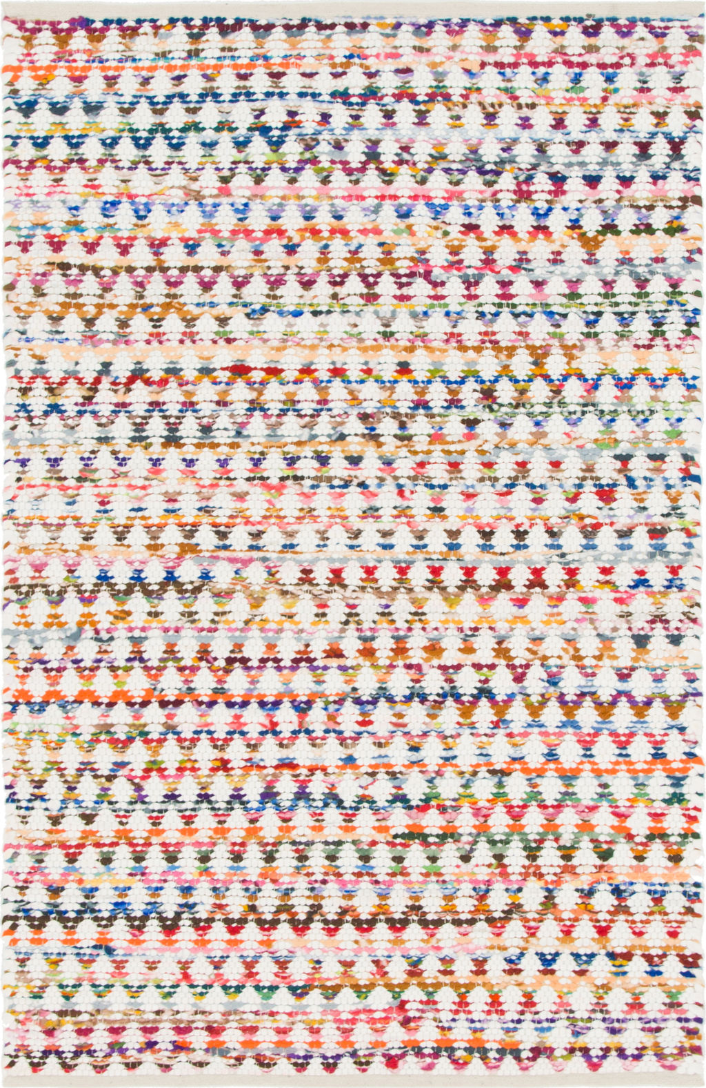 Preview image for Unique Loom Trellis Braided Chindi Rug, 4' 0 X 6' 0