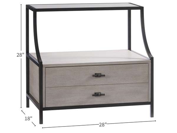 Stone Top Night Table