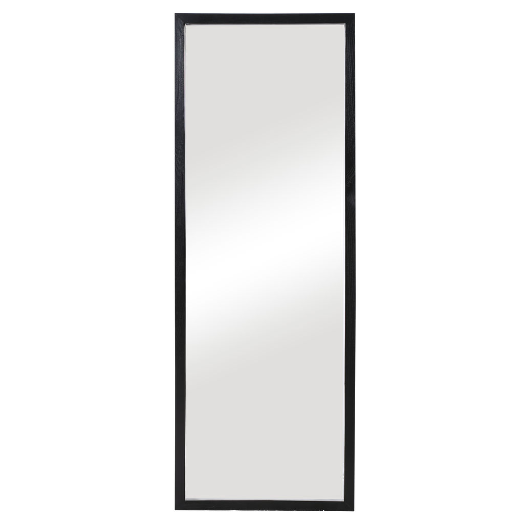 Avri Oversized Dark Wood Mirror