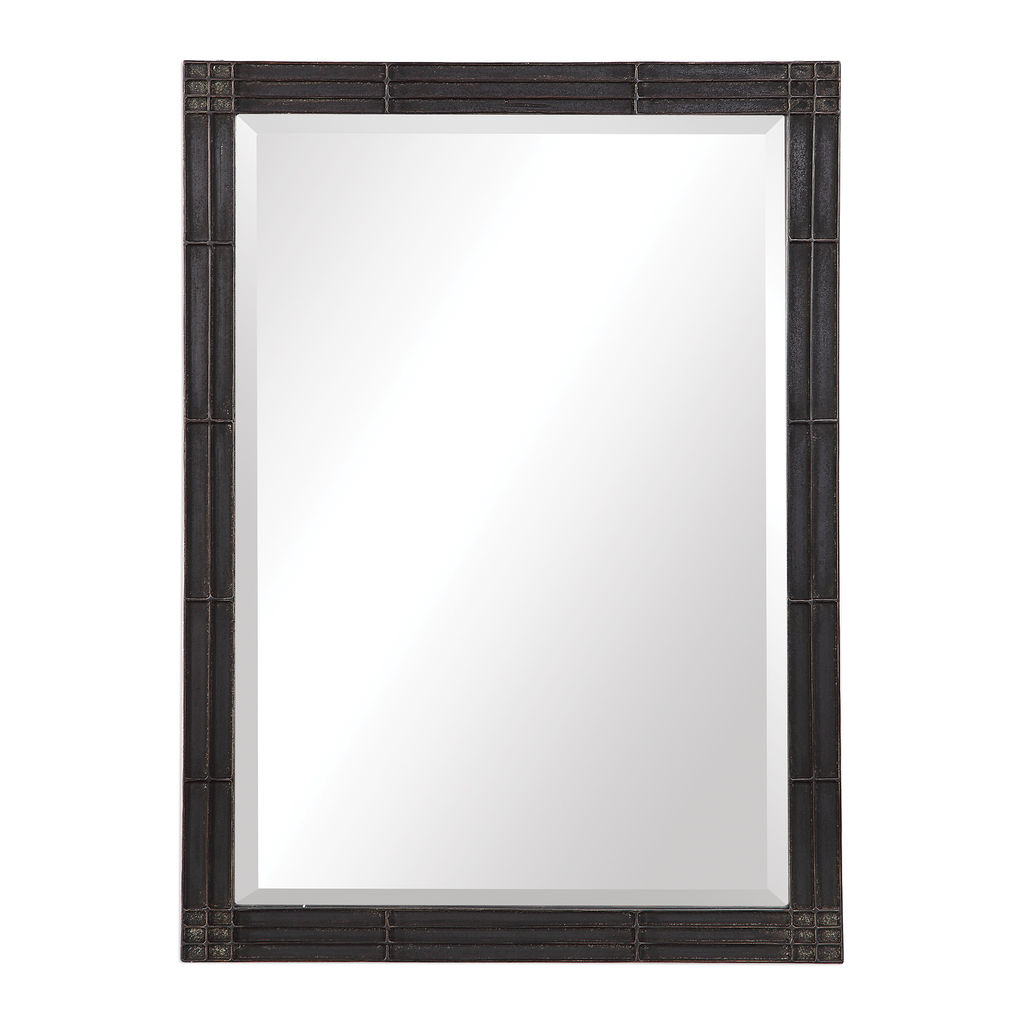 Preview image for Gower Aged Black Vanity Mirror