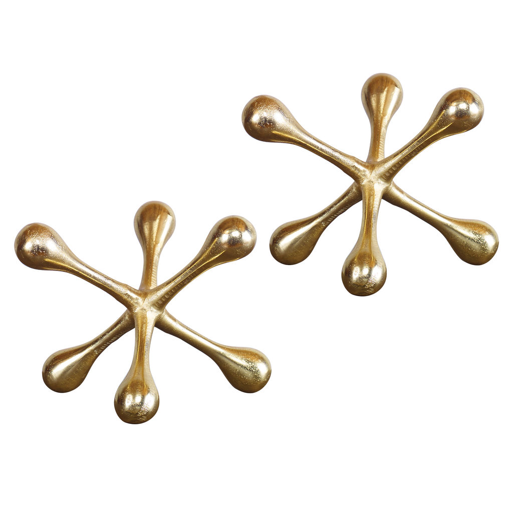 Gold Jax Decorative Accent (Set of 2)