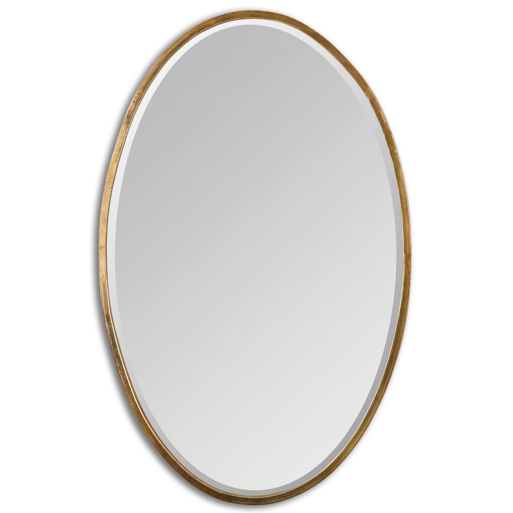 Preview image for Herleva Gold Oval Mirror