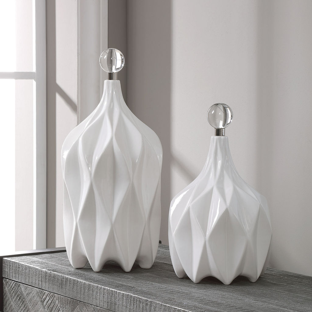 Klara White Bottles, S/2
