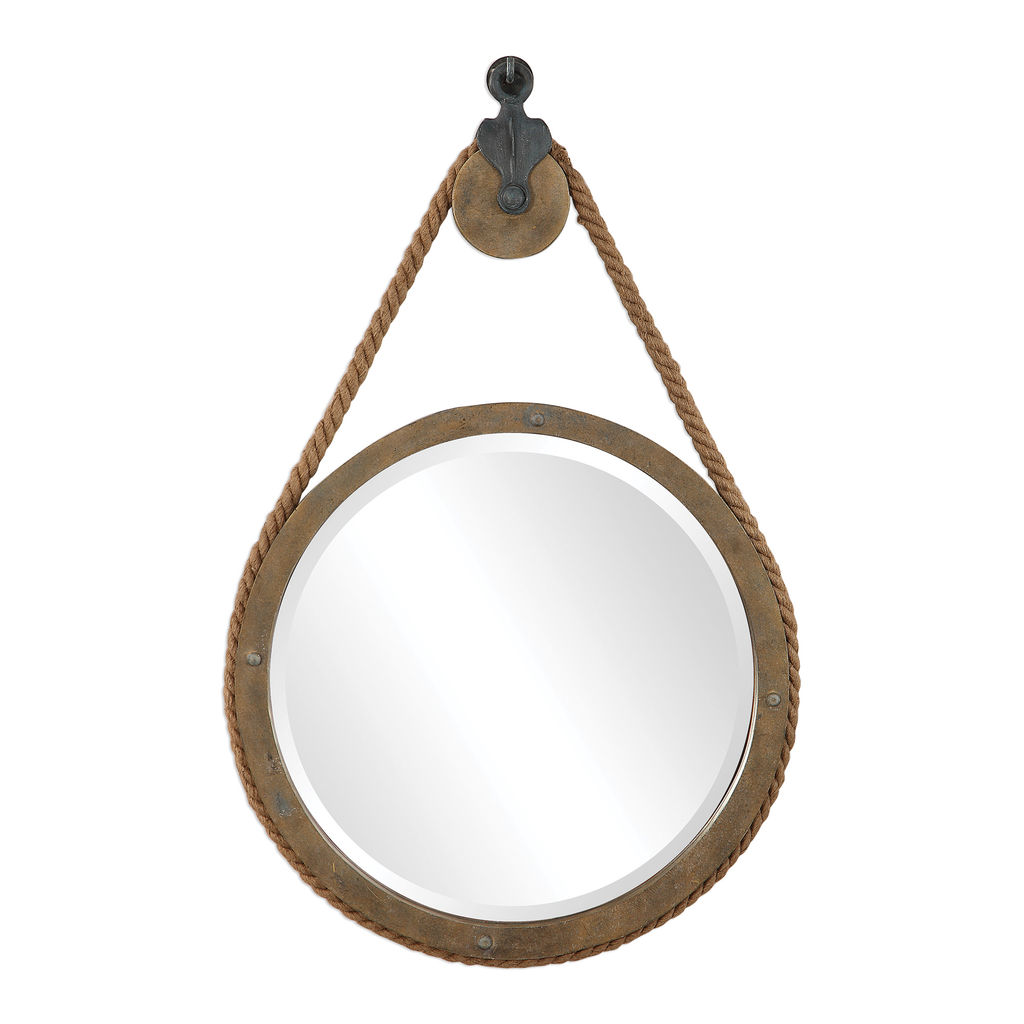 Preview image for Melton Round Pulley Mirror