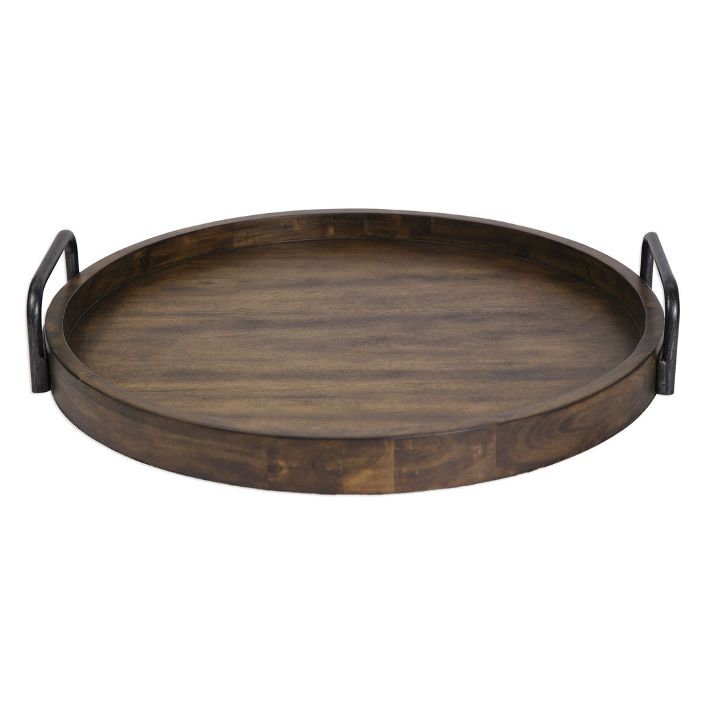 Preview image for Reine Round Wooden Tray