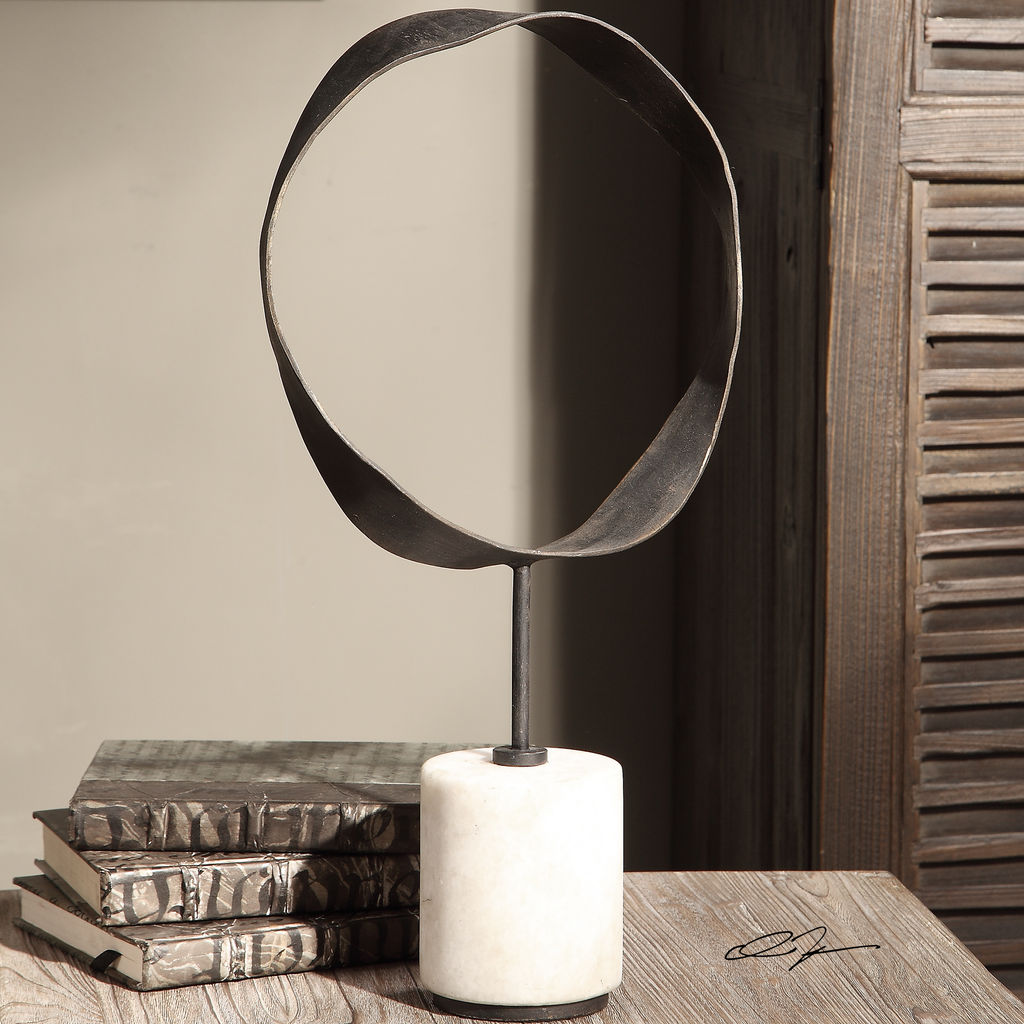 Oracle Metal Ring Sculpture