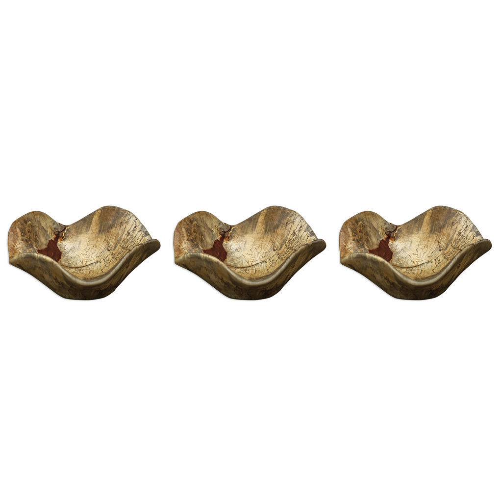 Tamarine Wood Wall Art S/3