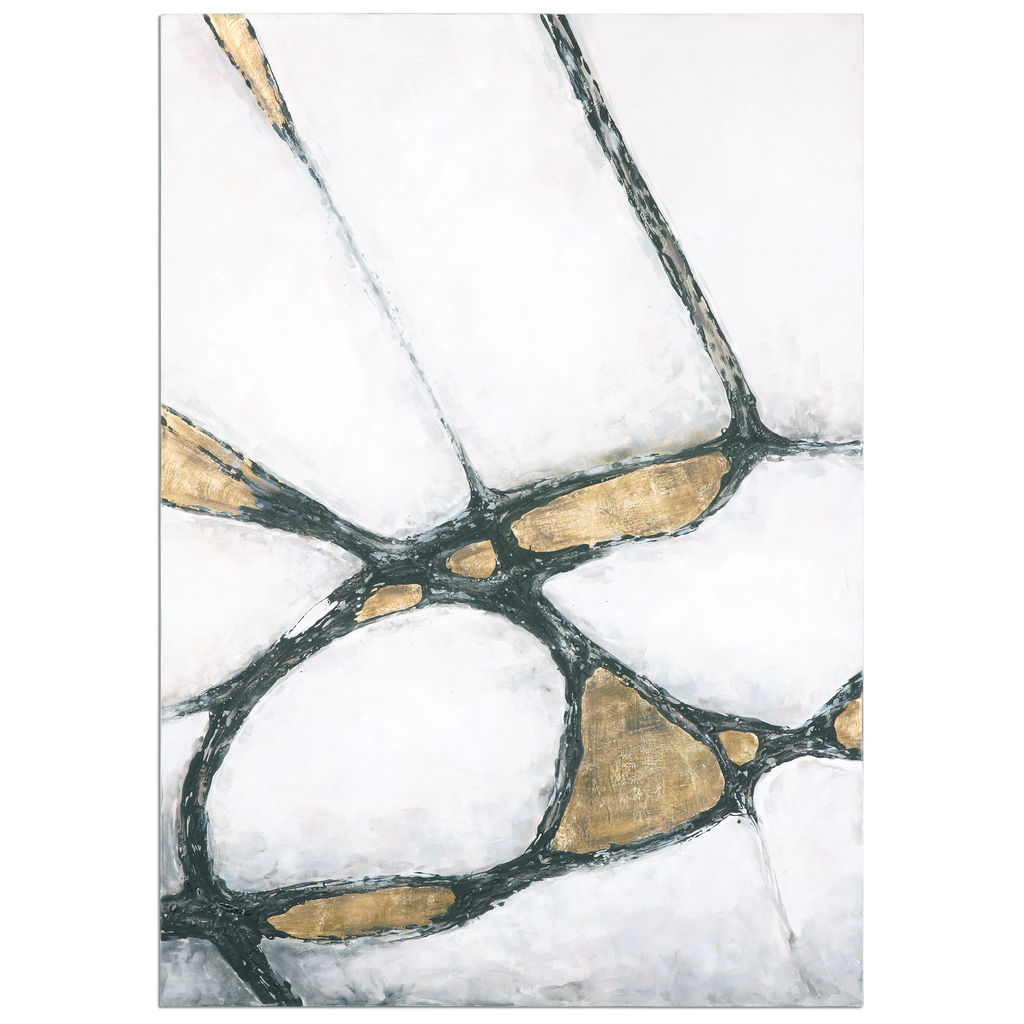 Preview image for Uttermost Abstract Art In Gold And Black