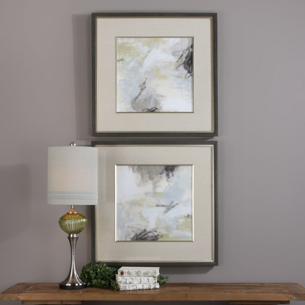 Abstract Vistas Framed Prints S/2