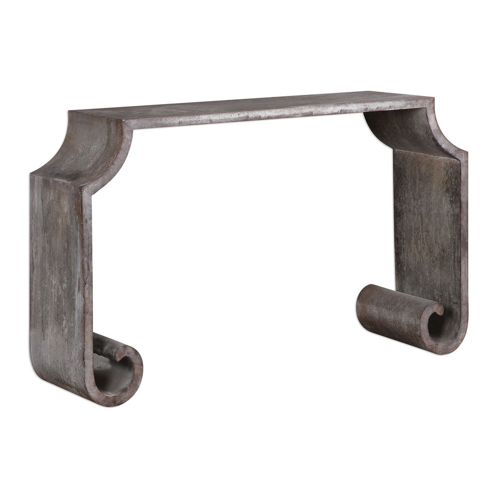 Preview image for Uttermost Agathon Stone Gray Console Table