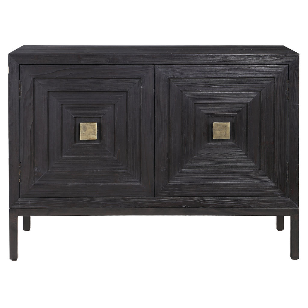 Preview image for Uttermost Aiken Dark Walnut 2 Door Cabinet