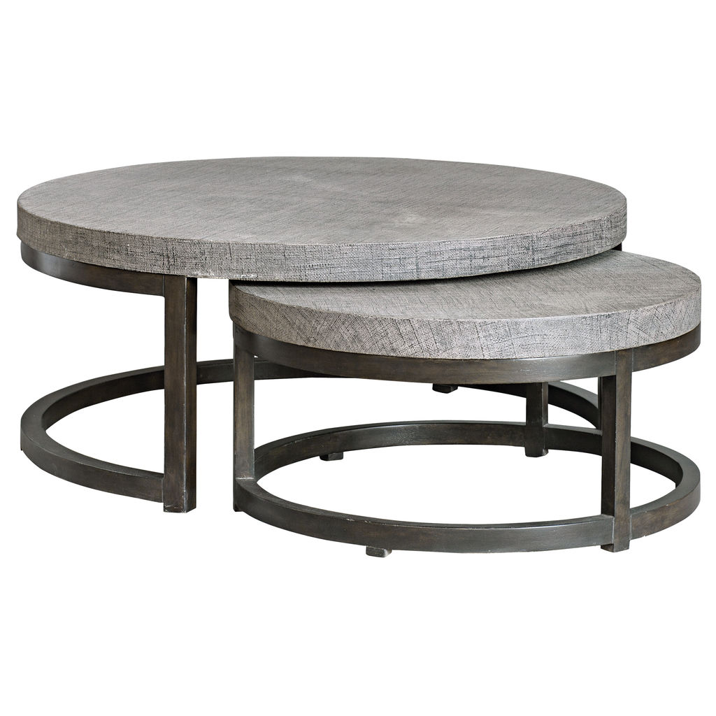 Preview image for Uttermost Aiyara Gray Nesting Tables (Set of 2)
