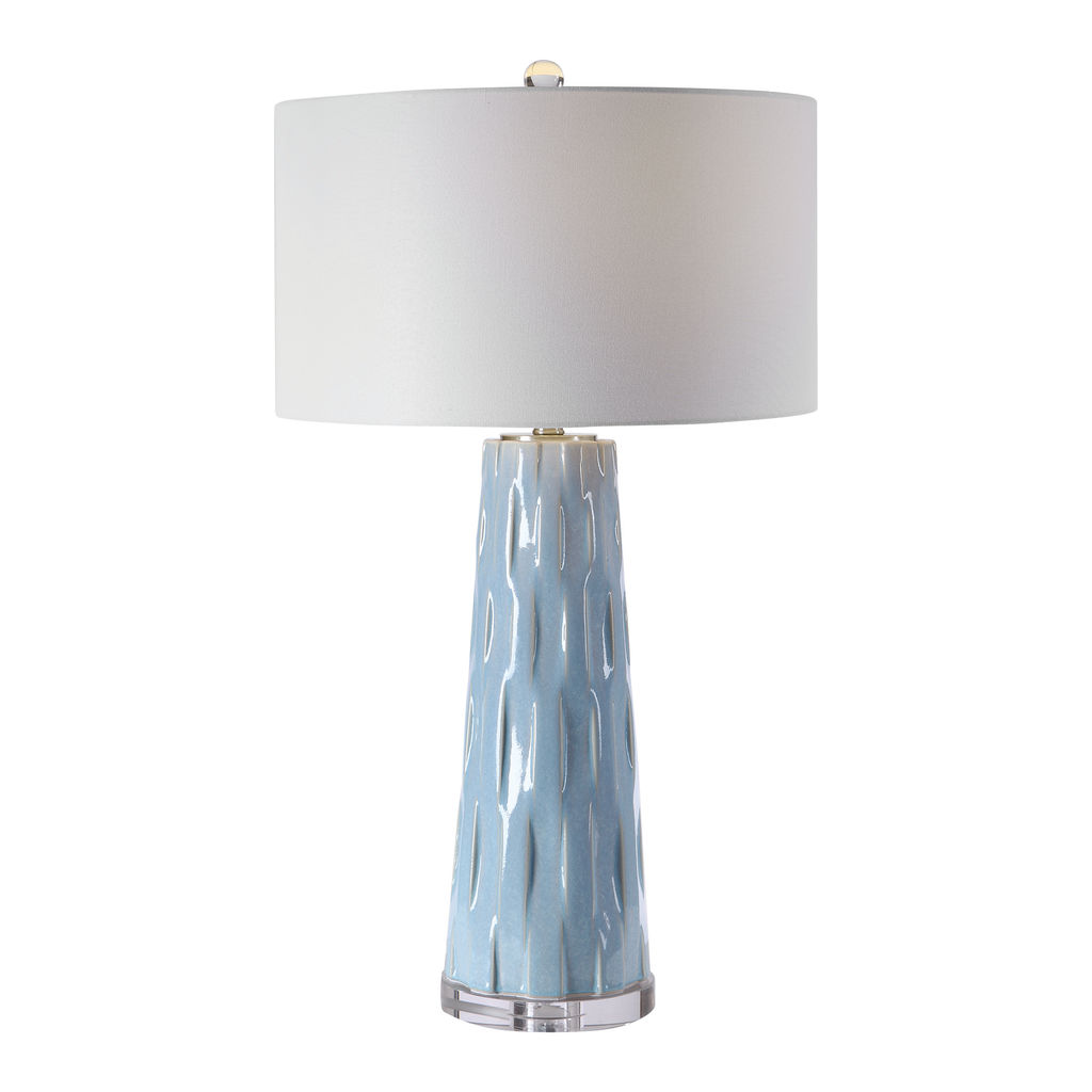 Preview image for Uttermost Brienne Light Blue Table Lamp