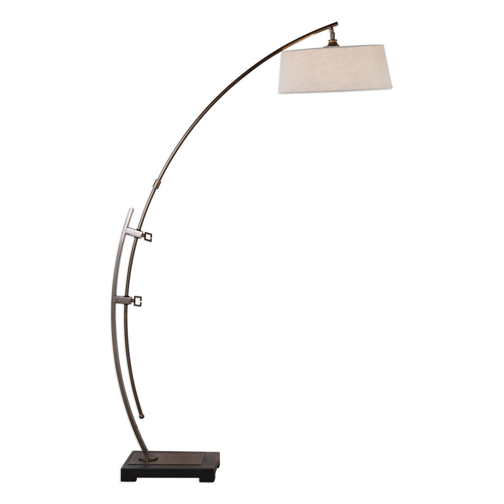 Bronze Arc Floor Lamp