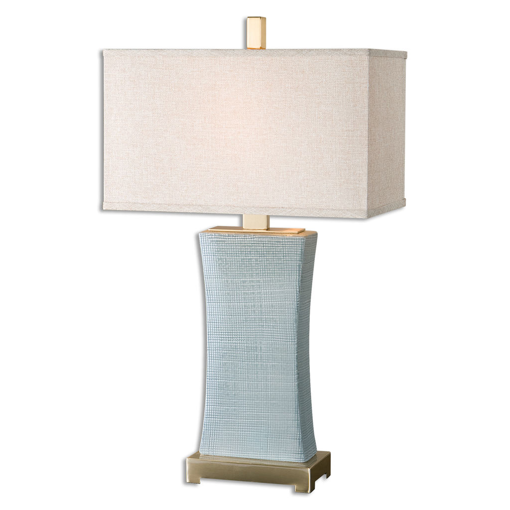 Preview image for Uttermost Cantarana Blue Gray Table Lamp