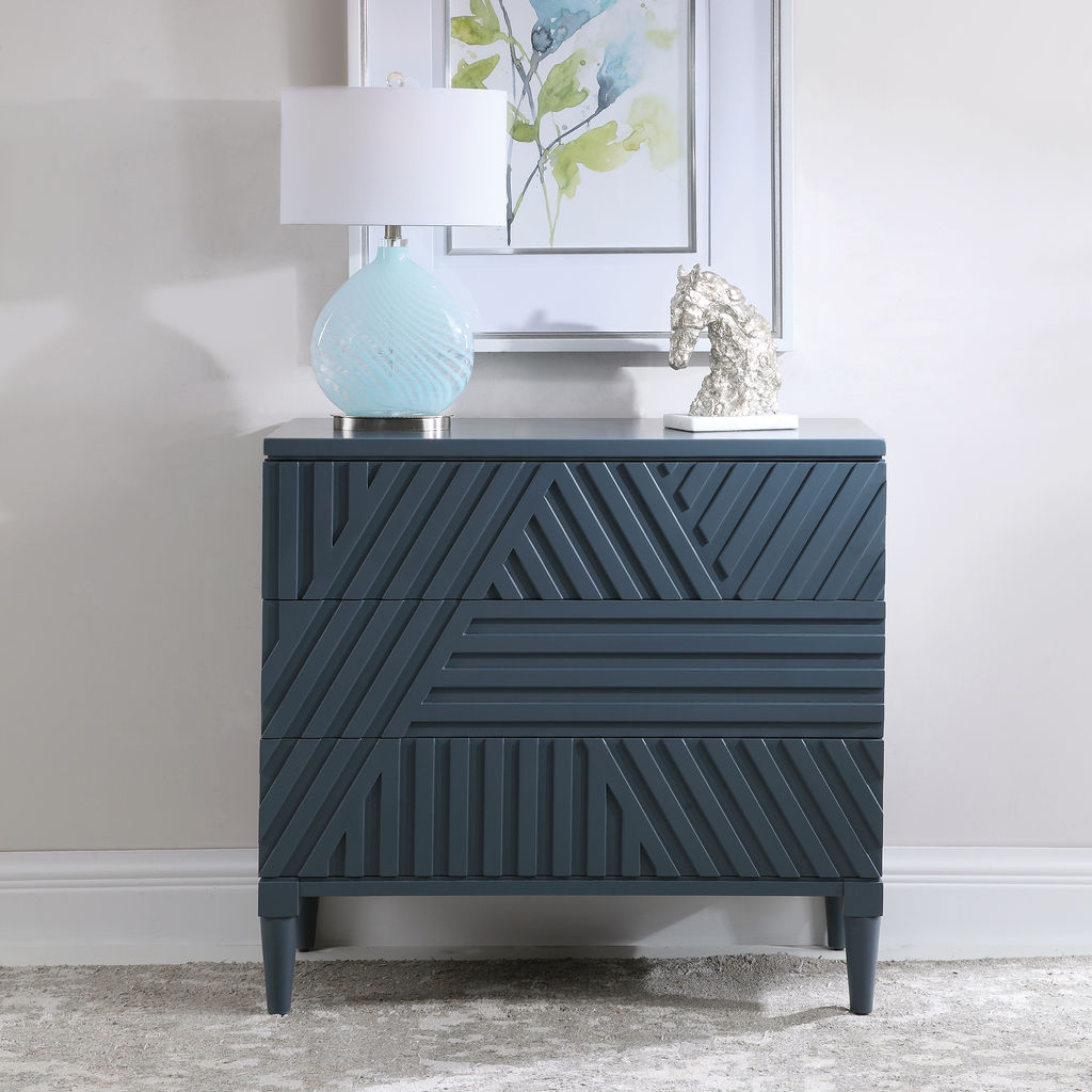 Blue Drawer Chest