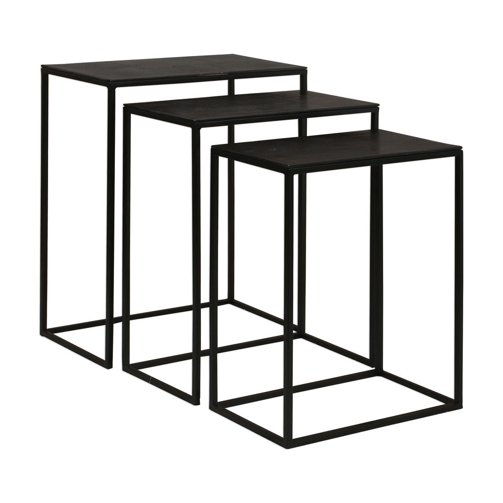 Preview image for Vlad Iron Nesting Tables S/3
