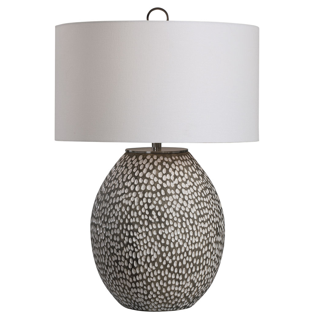 Preview image for Uttermost Cyprien Gray White Table Lamp