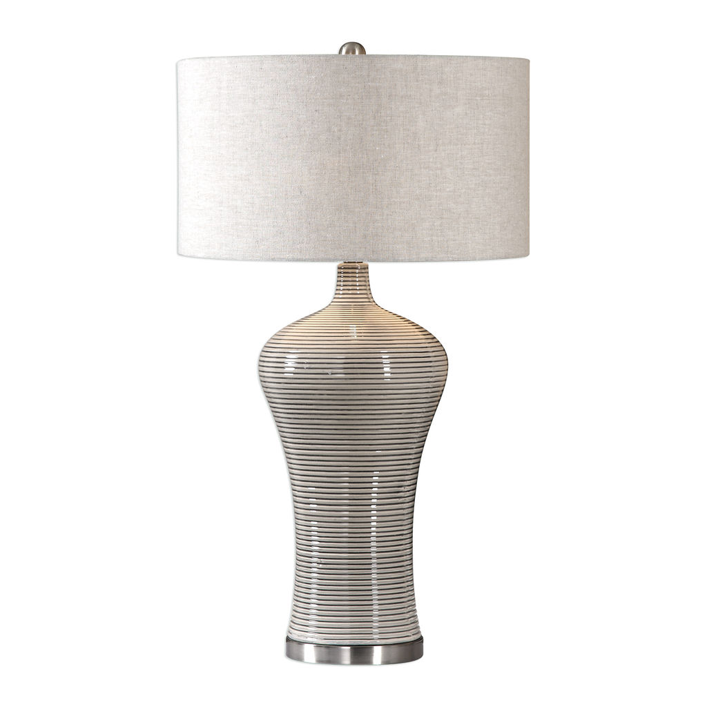 Preview image for Uttermost Dubrava Light Gray Table Lamp