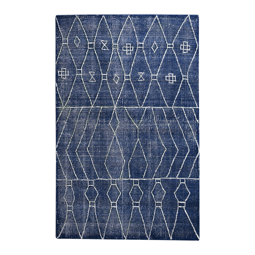 Preview image for Uttermost Fressia Blue 5 X 8 Rug