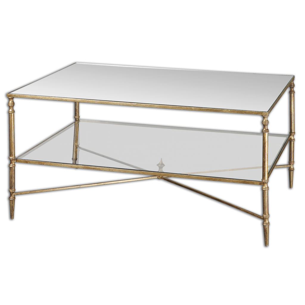 Preview image for Uttermost Henzler Mirrored Glass Coffee Table