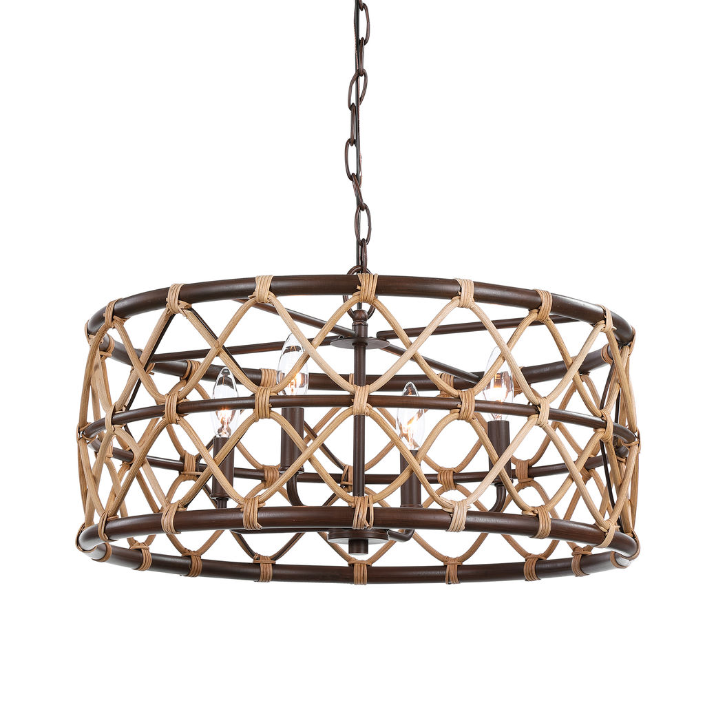 Preview image for Uttermost Hilo 4 Light Drum Pendant