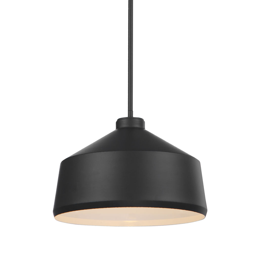 Preview image for Uttermost Holgate 1 Light Black Pendant