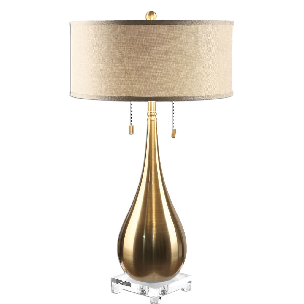Brushed Brass Table Lamp