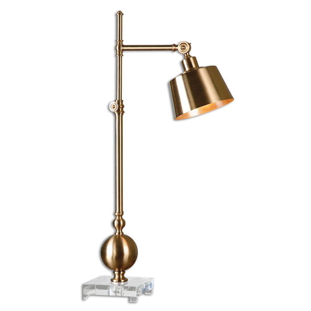Preview image for Uttermost Laton Brushed Brass Task Lamp