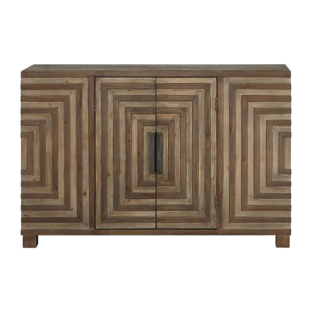 Preview image for Uttermost Layton Geometric Console Cabinet
