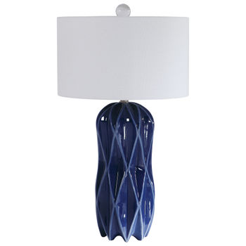 Uttermost Malena Blue Table Lamp