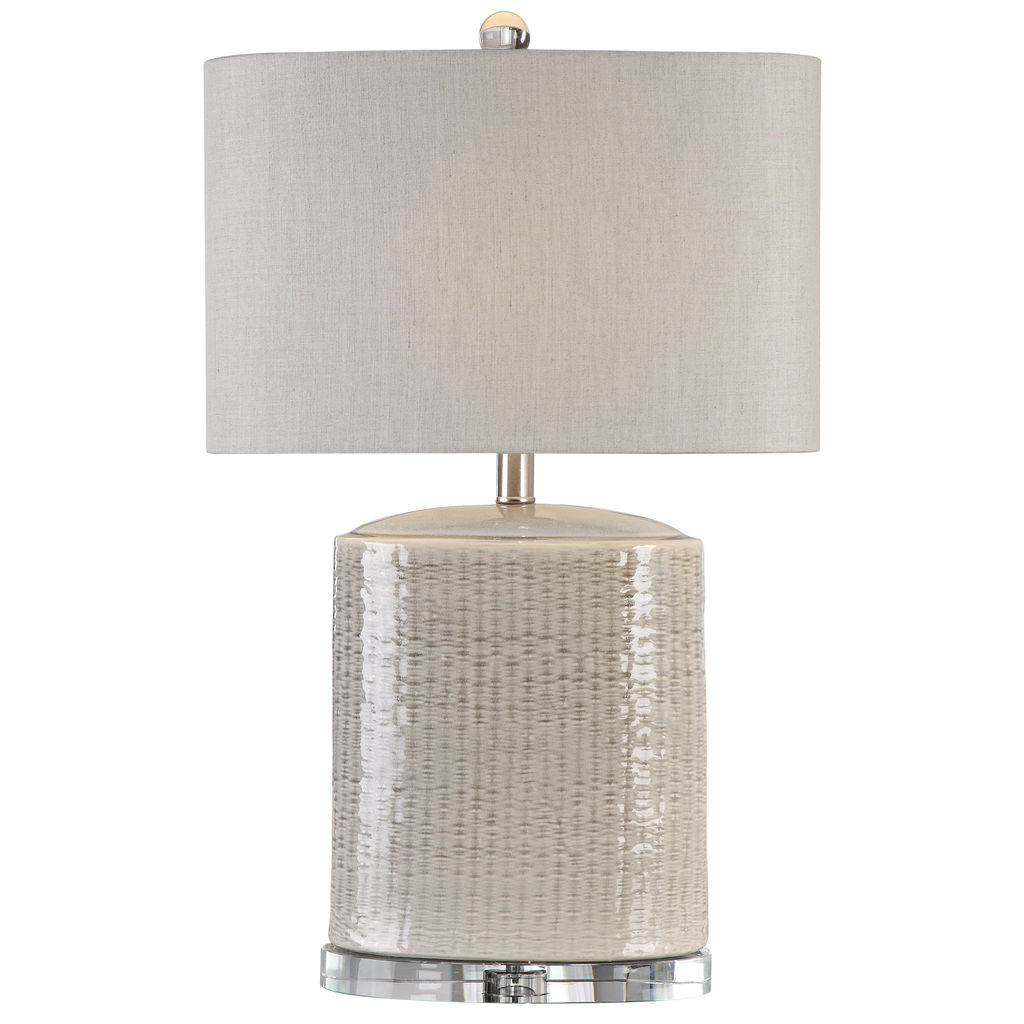 Preview image for Uttermost Modica Taupe Ceramic Lamp