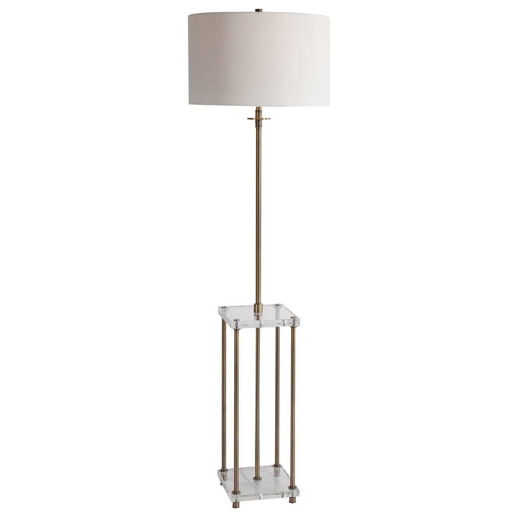 Preview image for Antique Brass Floor Lamp