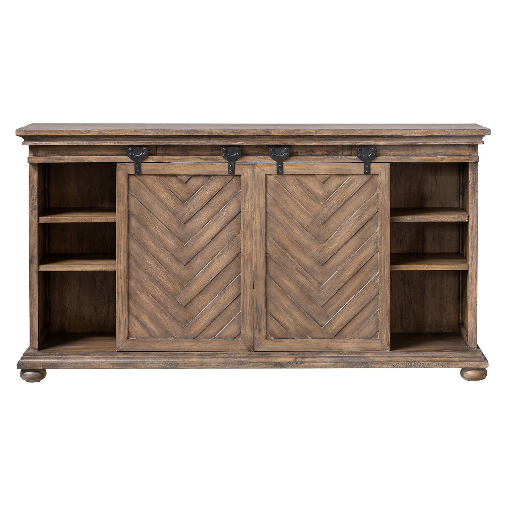 Preview image for Uttermost Primalia Barn Door Media Console