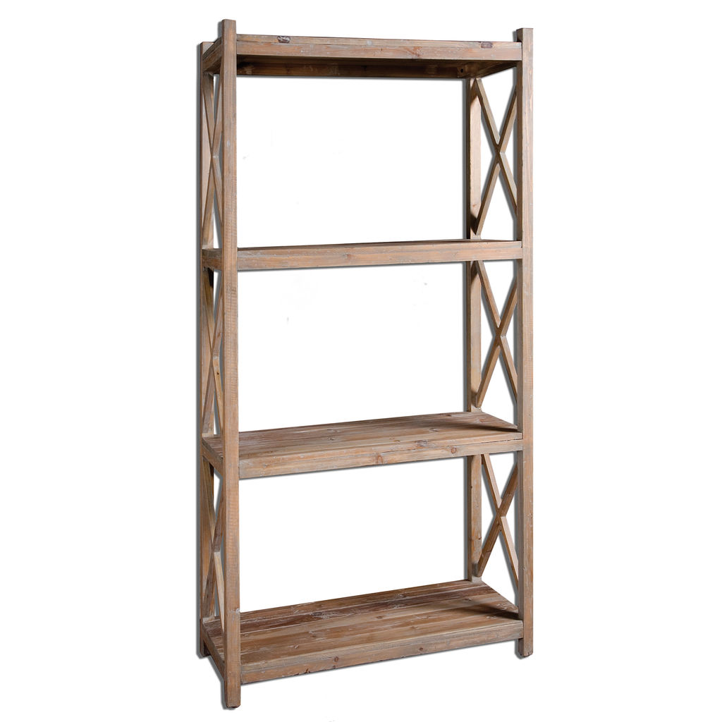 Preview image for Uttermost Stratford Reclaimed Wood Etagere