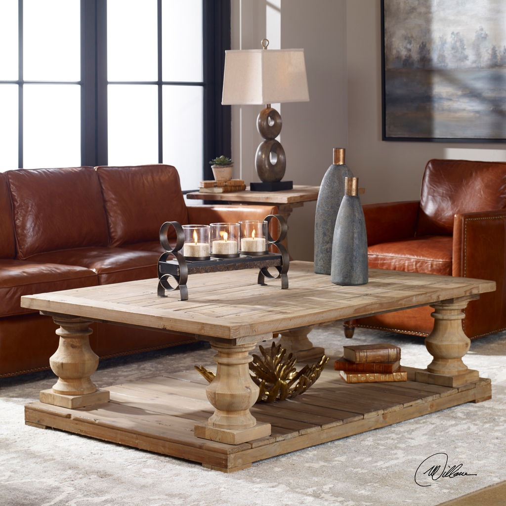 Uttermost Stratford Rustic Cocktail Table
