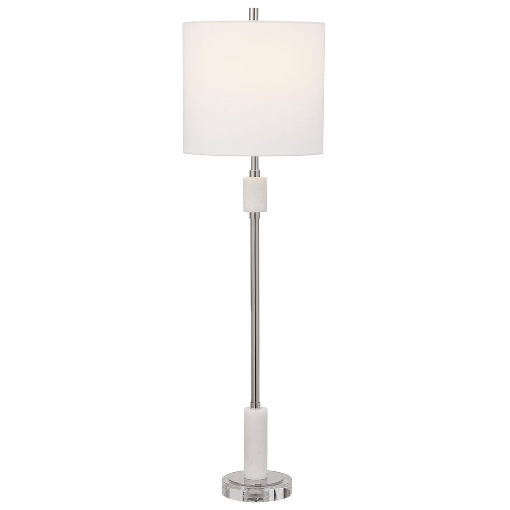 Preview image for Uttermost Sussex Nickel Buffet Lamp