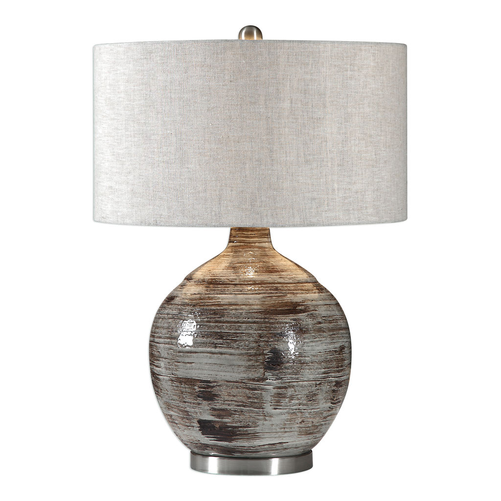 Preview image for Uttermost Tamula Distressed Ivory Table Lamp