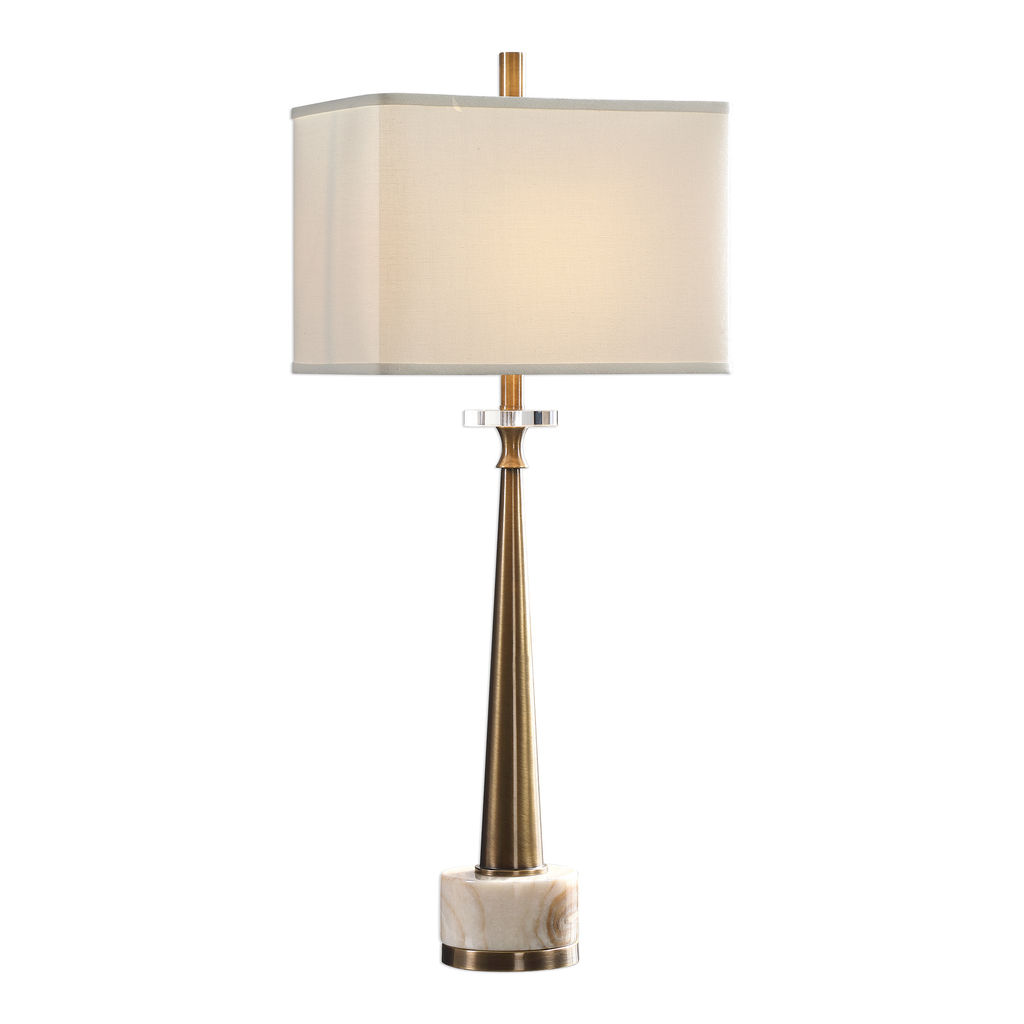 Preview image for Uttermost Verner Tapered Brass Table Lamp