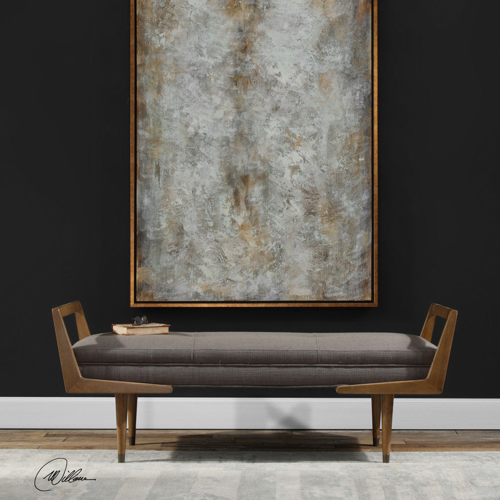 Uttermost Waylon Mid-Century Modern Bench