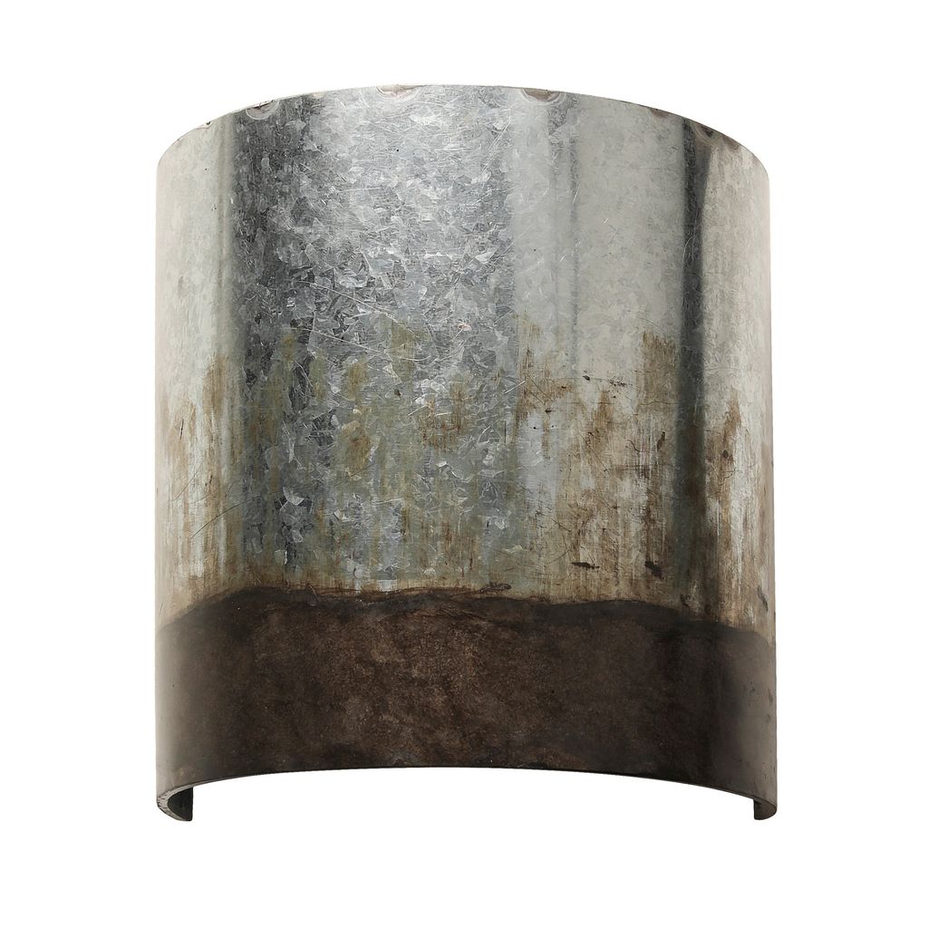 Preview image for Cannery 1-Lt Sconce - Ombre Galvanized