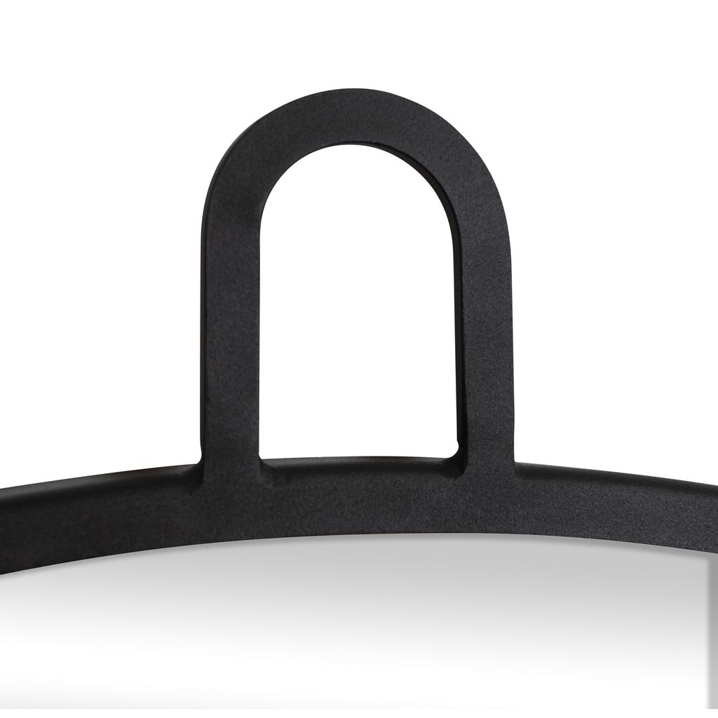 Stopwatch 40-In Round Mirror - Black