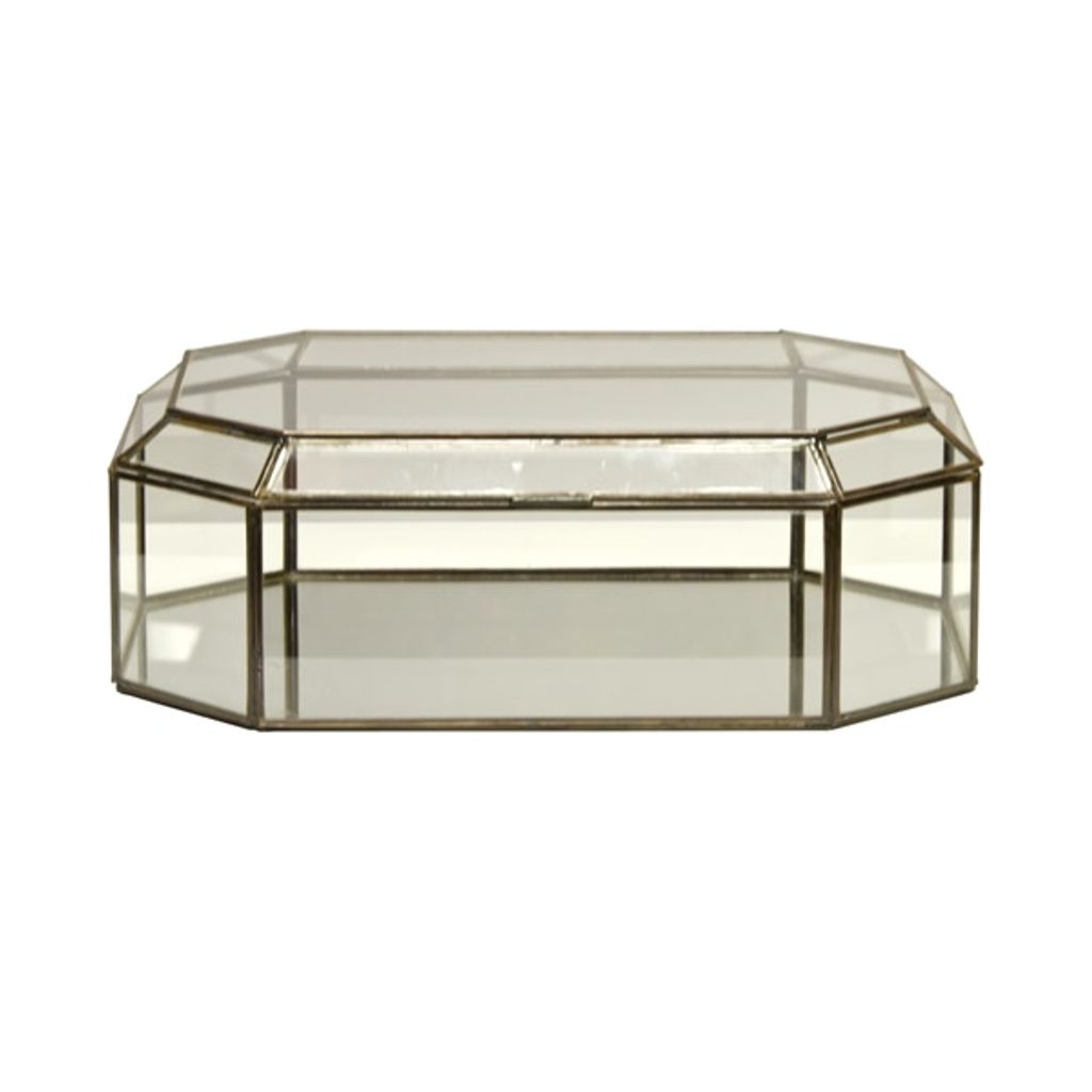 Box Octcl, Octagonal Clr Glass Box