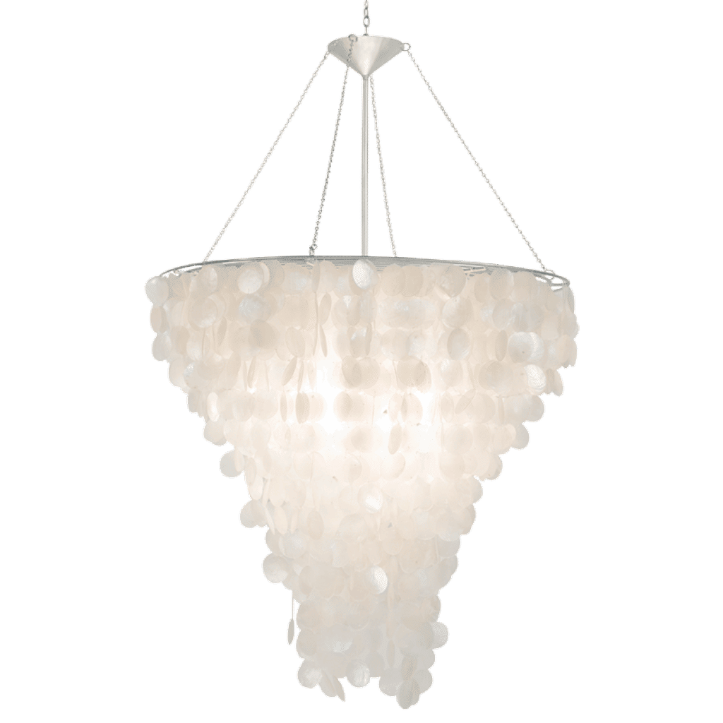 Chcapiz30, 30"Dia Capiz Shell Chandelier