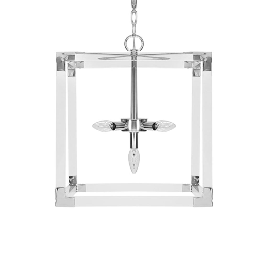 Eli N, Sq Acrylic Pendant