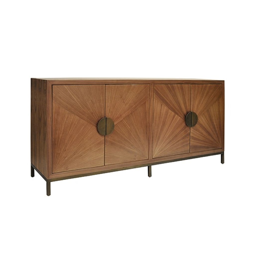 Emory, Radial Walnut Cabinet