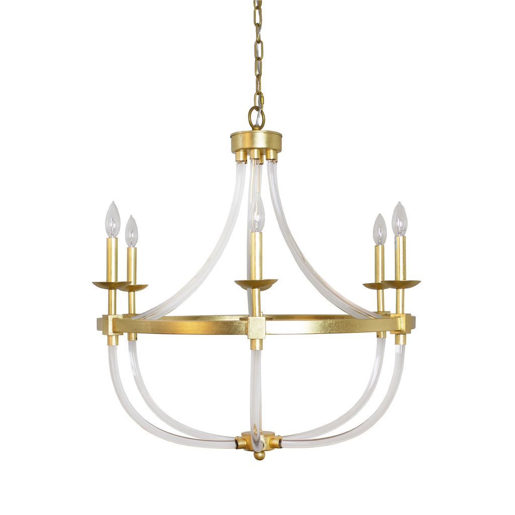 Layla G, Six Light Chandelier