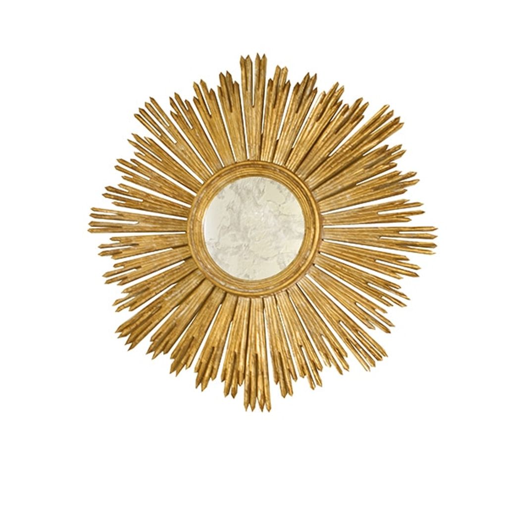 Preview image for Margeaux G, Handcarved Gold Lf Starburst Mir