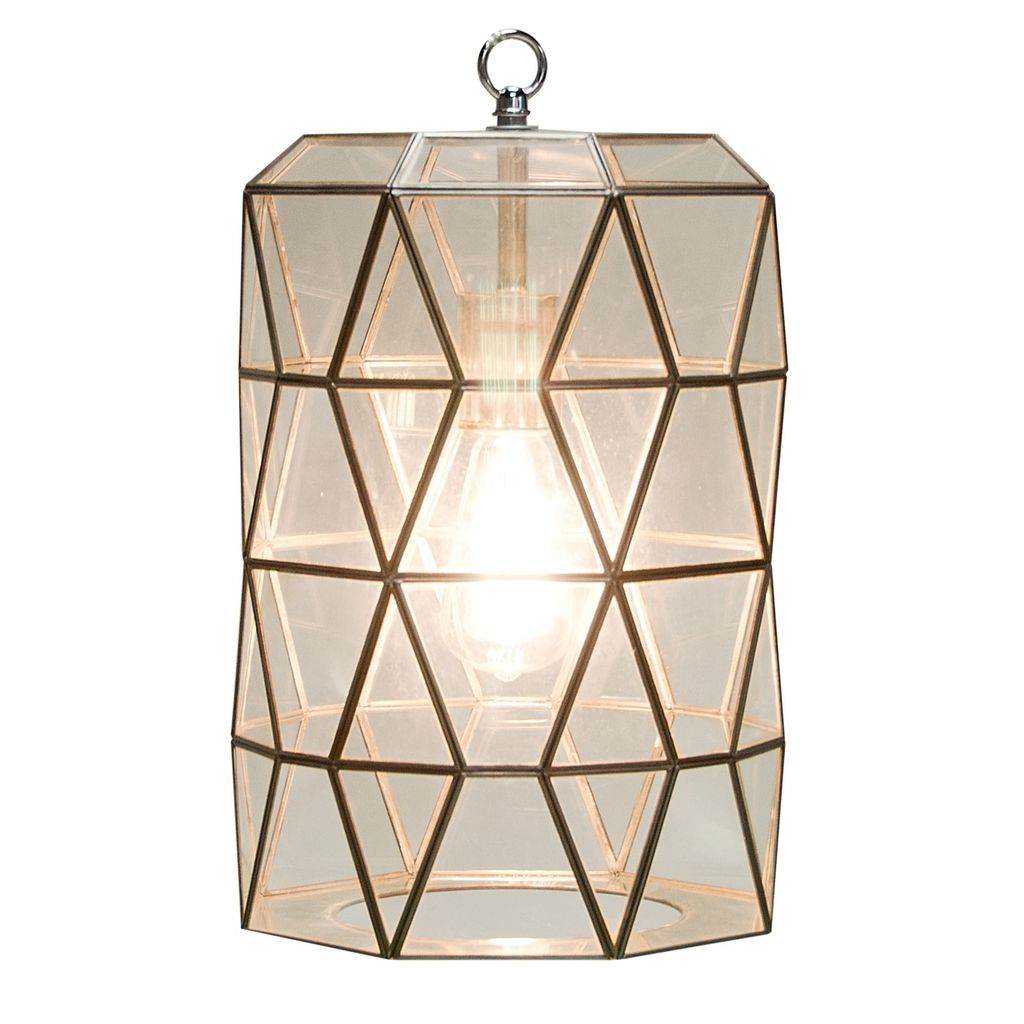 Mariah, Single Socket Clear Pendant