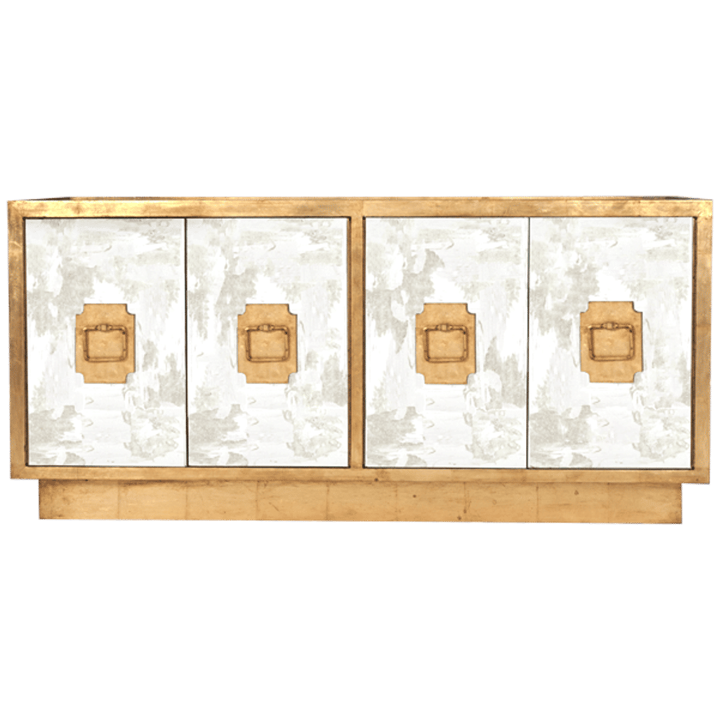 Ponti G, Entertainment Console Ant Mir Gold Lf